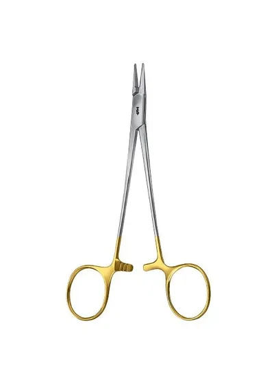 Иглодержатель BABY-CRILE-WOOD, DUROGRIP, для нитей 4/0-6/0. Длина 150 мм, арт: BM013R