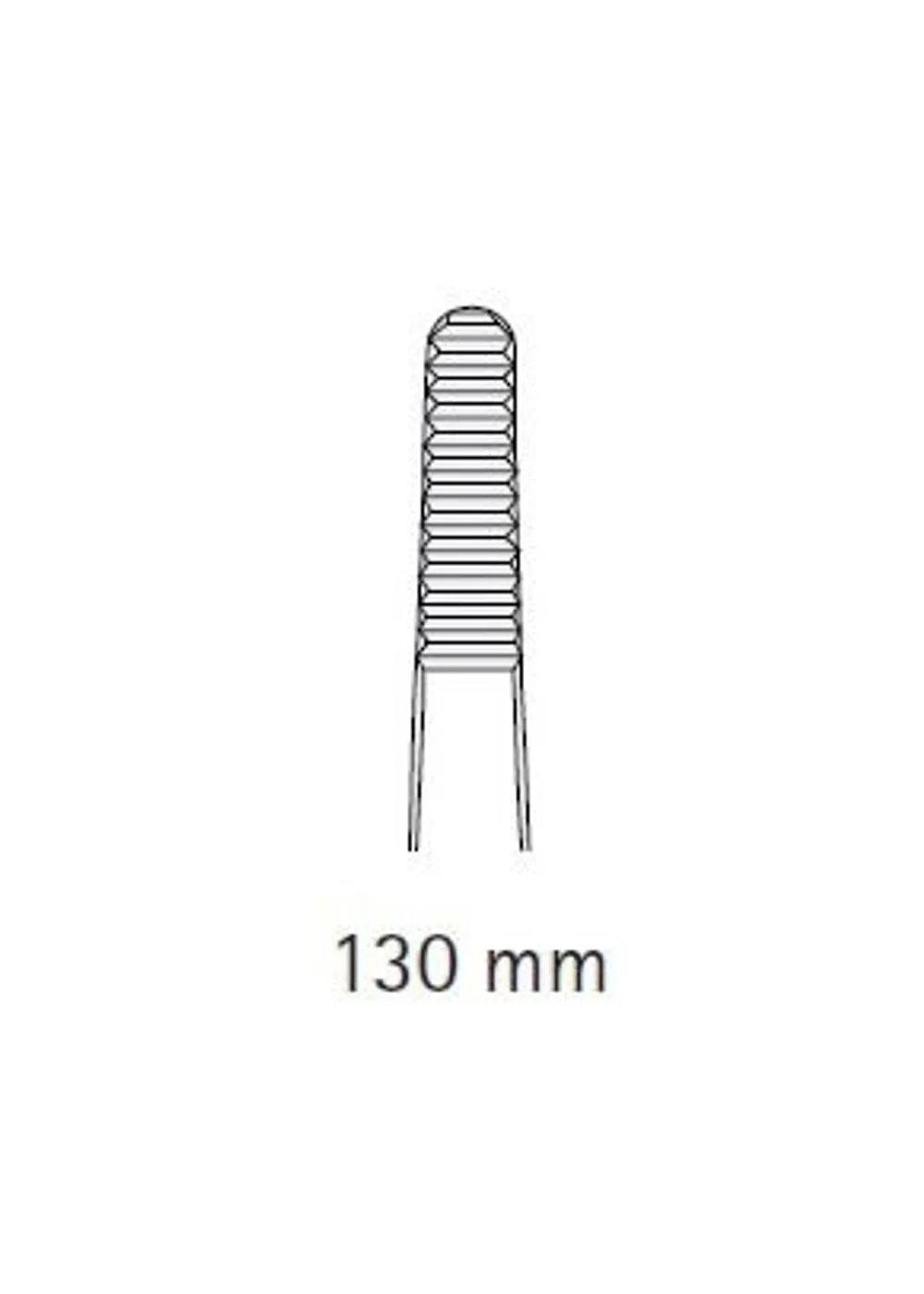 Пинцет анатомический, стандартный. Длина 130 мм, арт: BD045R