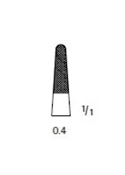 Микроиглодержатель, DUROGRIP, длина 180 мм, для нитей 4/0-6/0, арт: BM003R