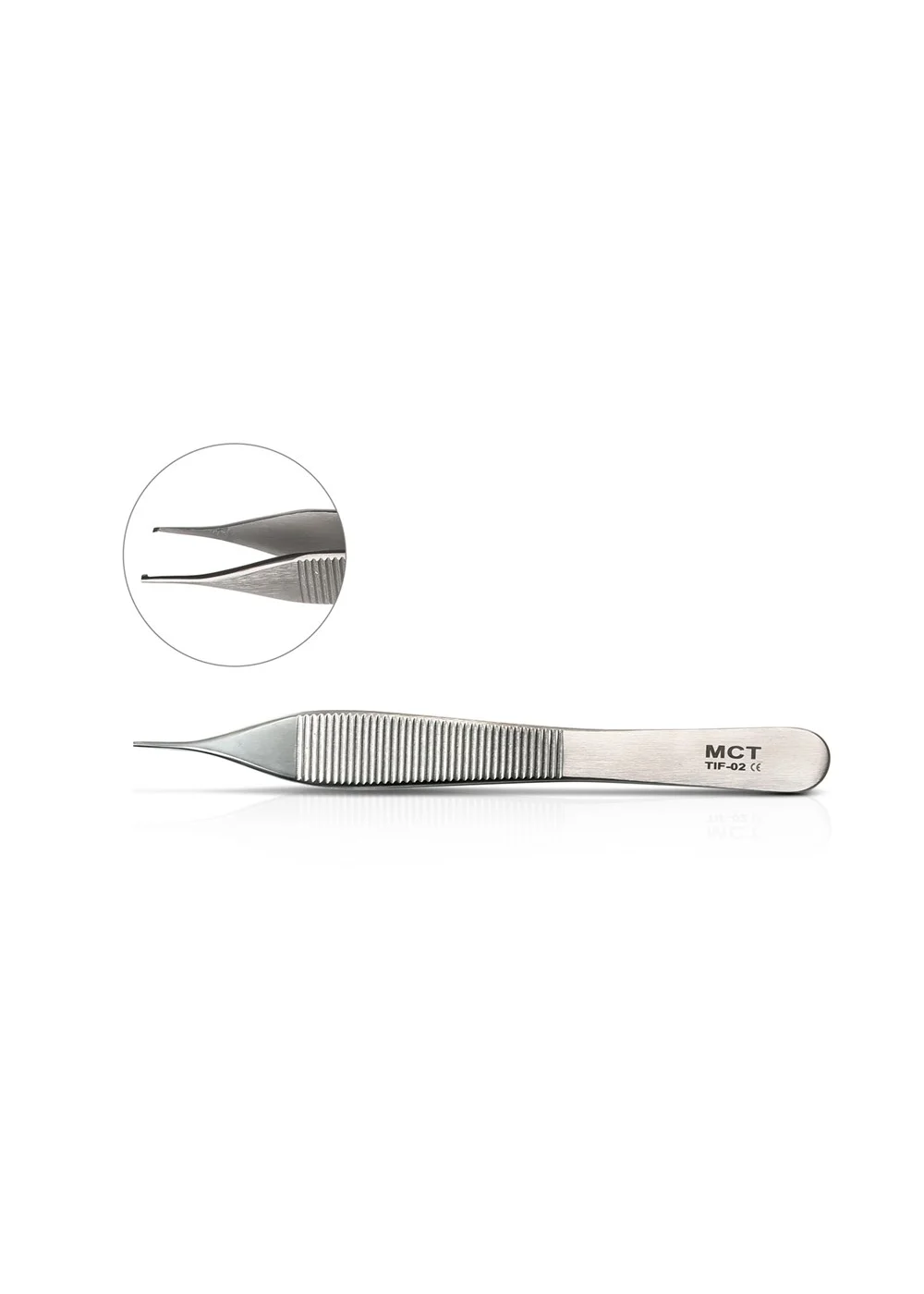 Пинцет с зубцами AdsonTIF-02 Стоматологический пинцет с зубцами Adson, Mr.Curette Tech, Южная Корея
