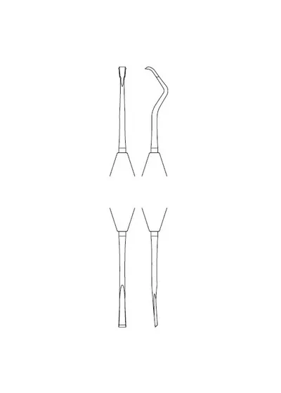 Долото KIRKLAND S13K/TG ERGOPERIO, длина 165 мм., арт: DB030R