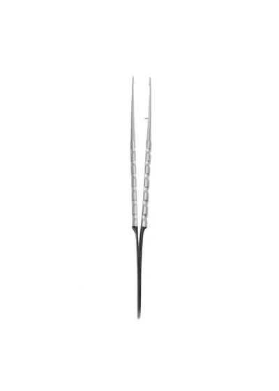 Пинцет тканевый Micro Cooley, микрохирургический, прямой, модифицированный, 18 cм, ручка #SinusLine