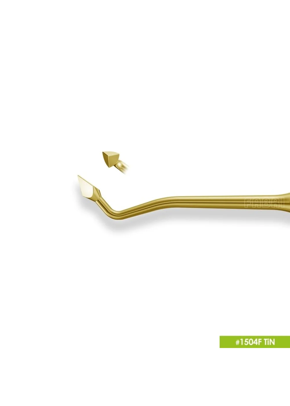 1504F TiN Инструмент для моделирования. Эргономичная ручка Ø10mm. Покрытие Gold