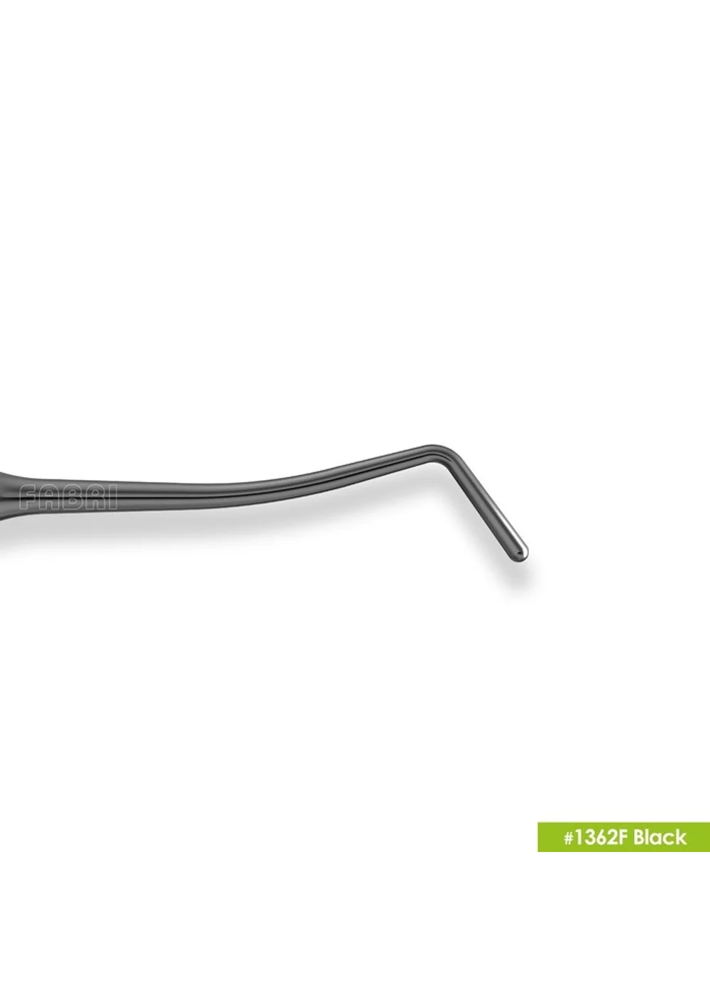 1362F Black Узкая гладилка с штопфером Ø1.3mm. Эргономичная ручка Ø10mm. Покрытие Black