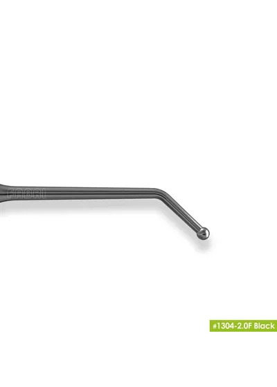 1304-2,0F Black Удлиненная средняя гладилка с штопфером-шариком Ø2.0mm. Эргономичная ручка Ø10mm. Покрытие Black