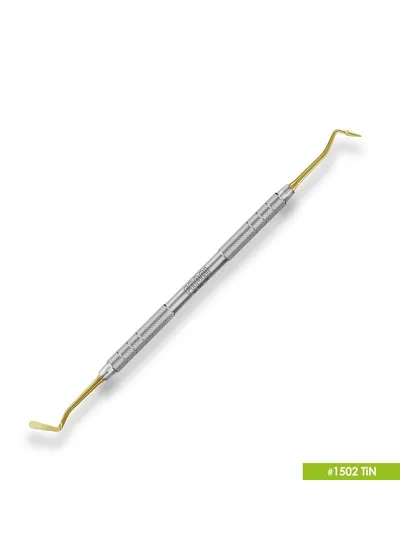 Средняя  гладилка с  конусовидным штопфером Ø0.9mm. Ручка Ø6mm. Покрытие Gold