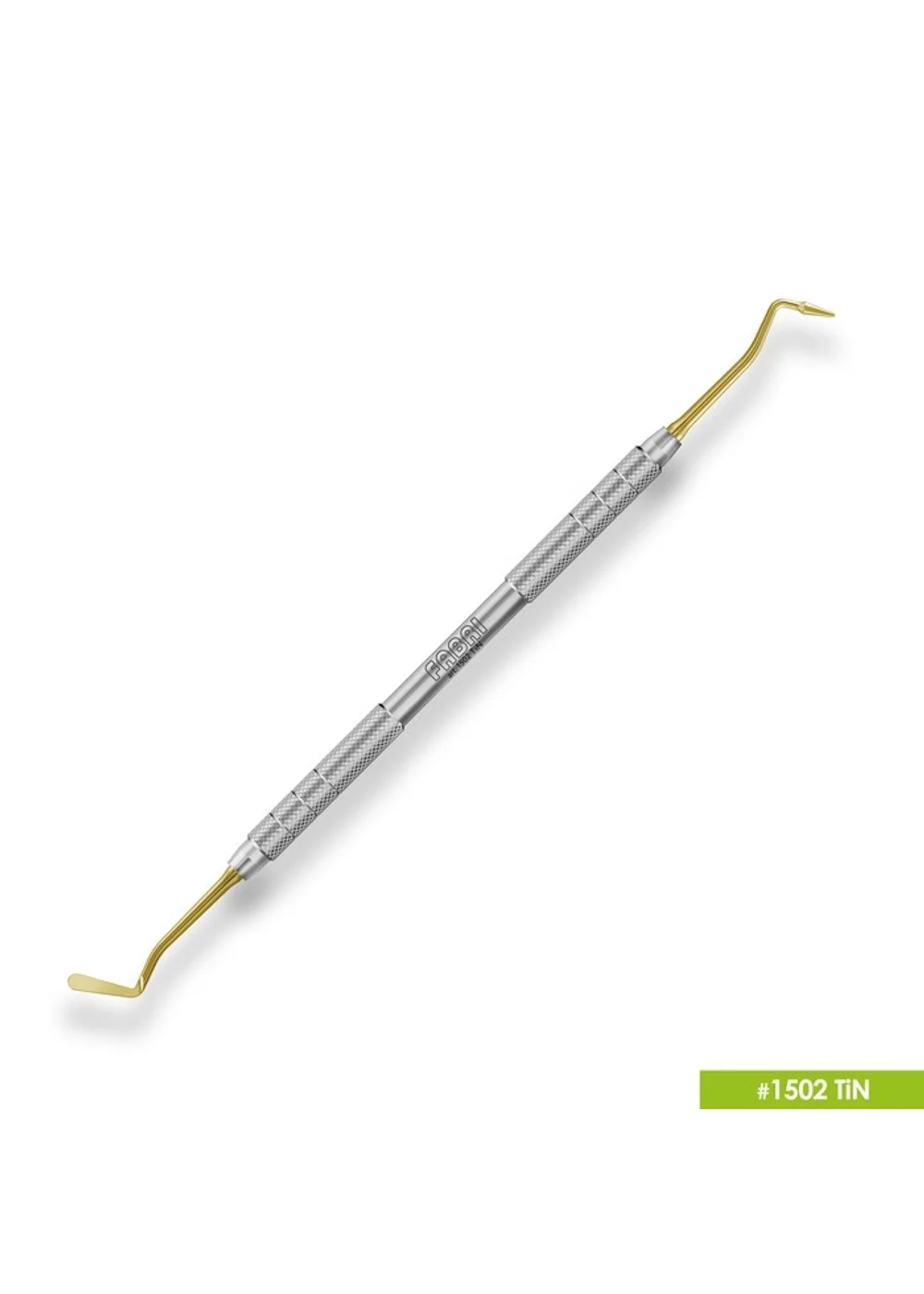 Средняя гладилка с конусовидным штопфером Ø0.9mm. Ручка Ø6mm. Покрытие Gold