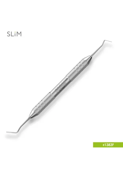 1383F Двухсторонняя прямая/дистальная гладилка SLIM. Эргономичная ручка Ø10mm