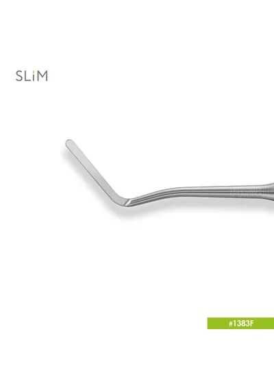 1383F Двухсторонняя прямая/дистальная гладилка SLIM. Эргономичная ручка Ø10mm