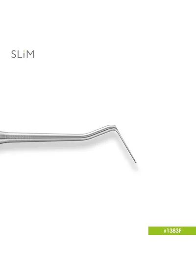 1383F Двухсторонняя прямая/дистальная гладилка SLIM. Эргономичная ручка Ø10mm