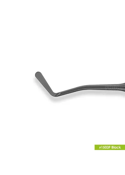 1503F Black Малая двусторонняя гладилка. Эргономичная ручка Ø10mm. Покрытие Black