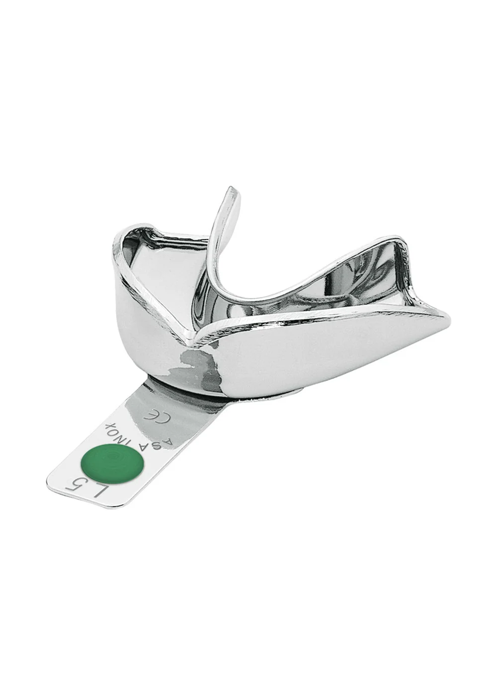 Asa Dental 2807-L5 - ложка слепочная нижняя средняя (L) без перфорации с бортиками
