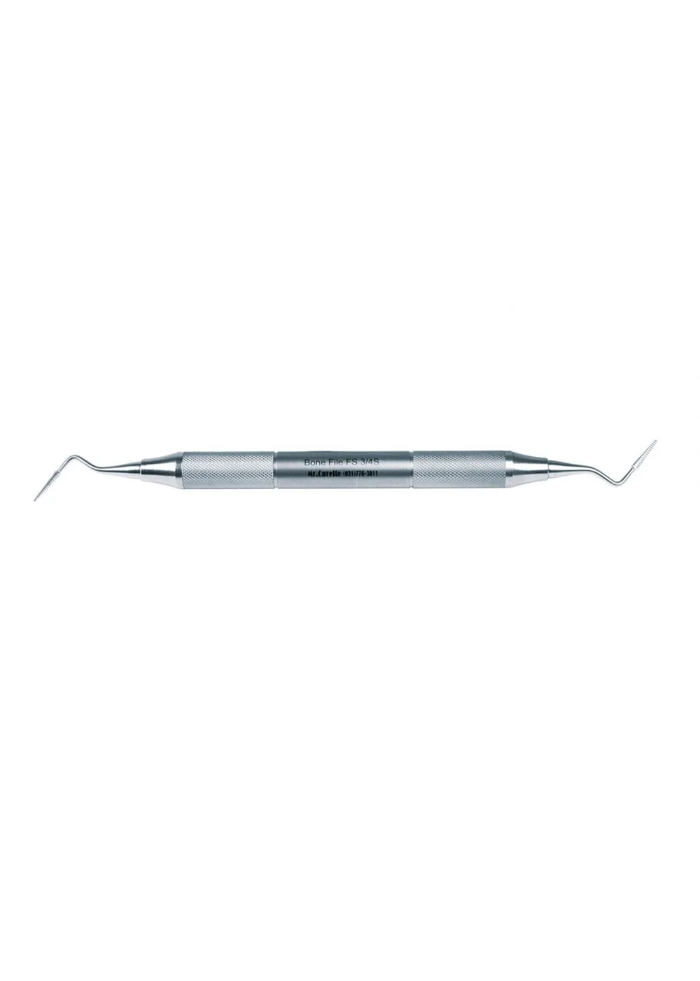 Ершик костный двусторонний, Mr.Curette Tech, 1/2S и 3/4S Sugarman, нержавеющая сталь