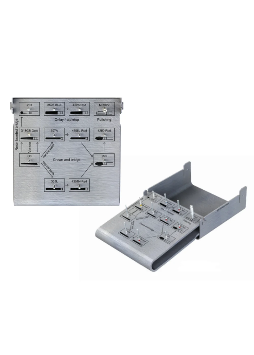 Бор, Intensiv, FG, Uniprep Set Ref. 158, 12 шт.