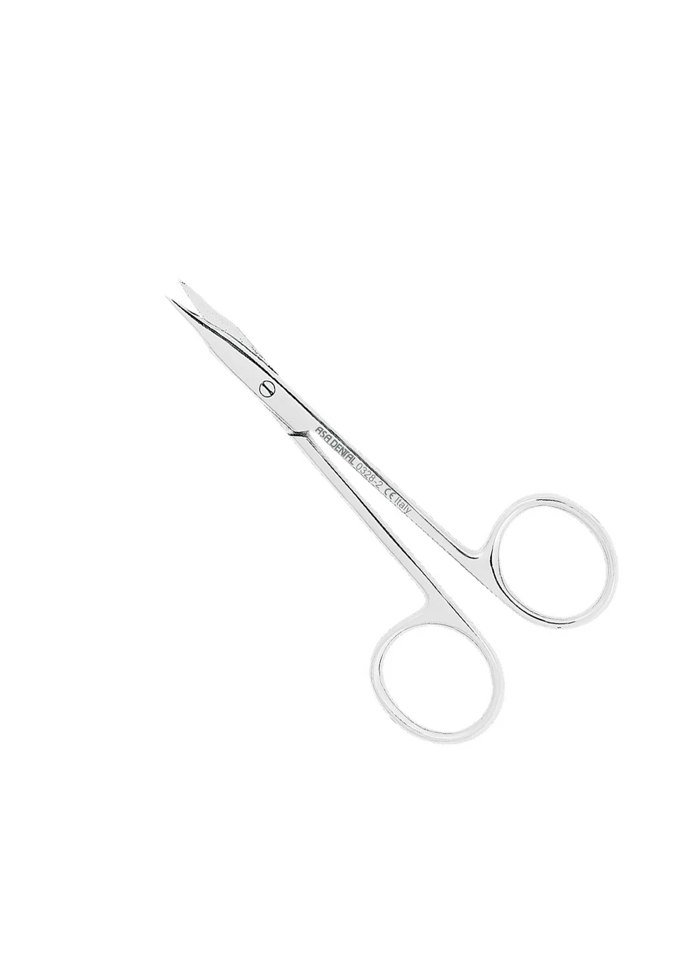 Asa Dental 0328-2 - ножницы для десны N1 изогнутые по плоскости, 11,5 см