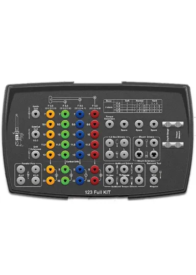 Набор, Osstem, 123 Full Kit, для установки имплантатов TS II и TS III