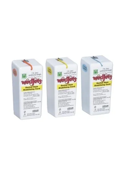WEDJETS STABILIZING CORD - фиксирующий корд для коффердама, 2 м, размер S (желтый)