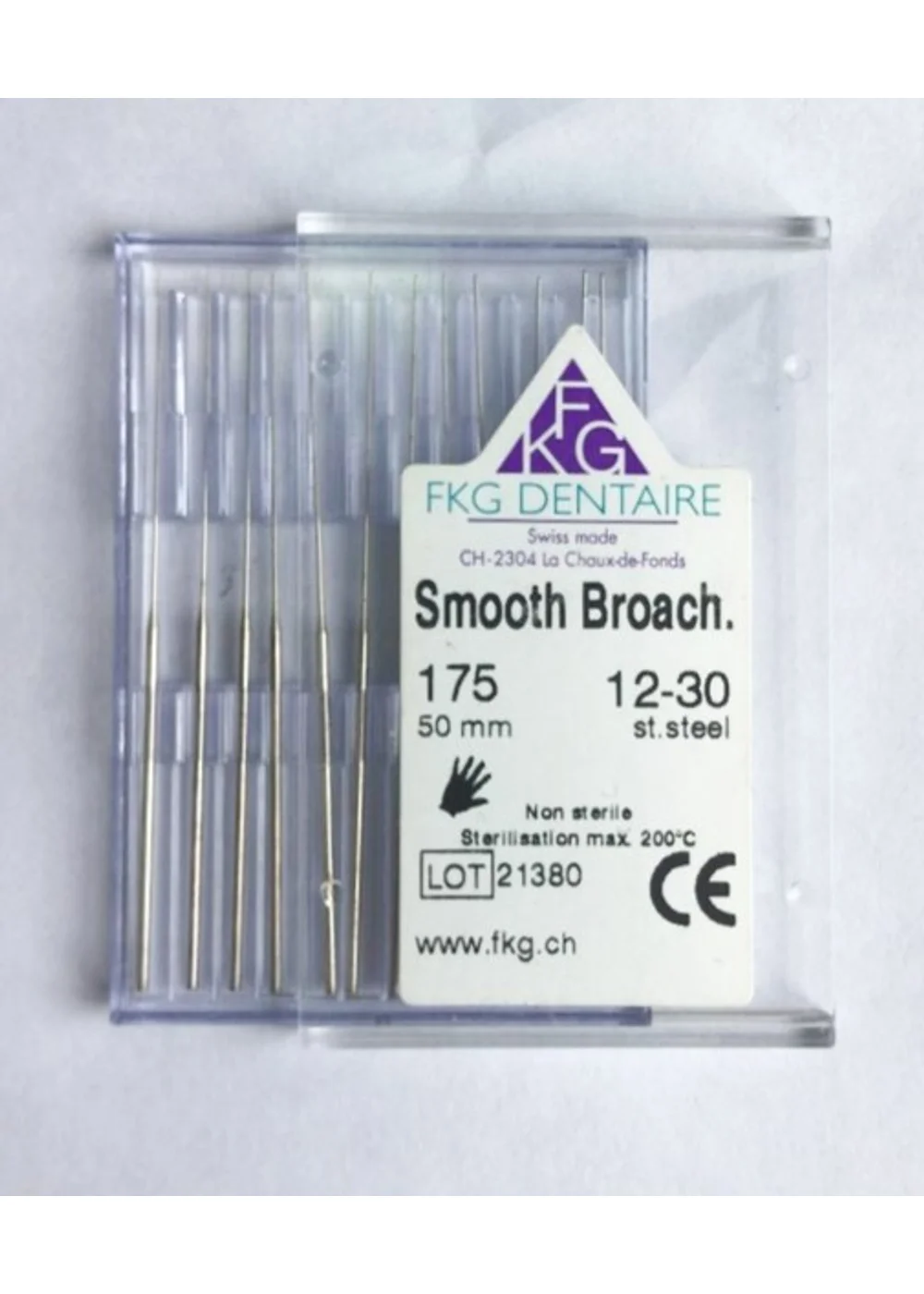 Smooth Broach - гладкий файл, 50 мм, №12-30