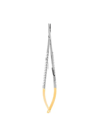 Иглодержатель хирургический прямой Micro-Nadelhalter TC, 18 см, 40-95TC*