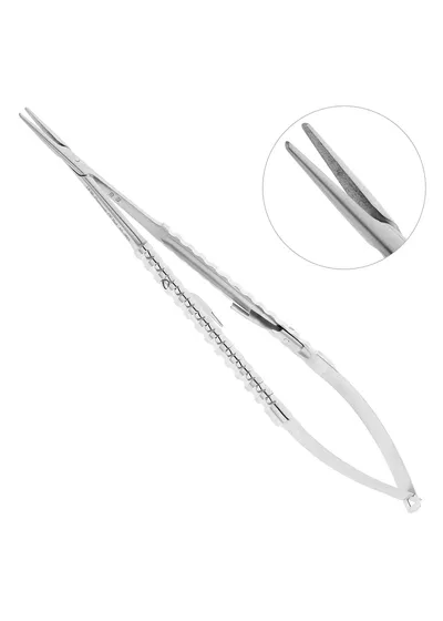 Иглодержатель хирургический прямой Micro-Nadelhalter , 18 см, 40-95D*