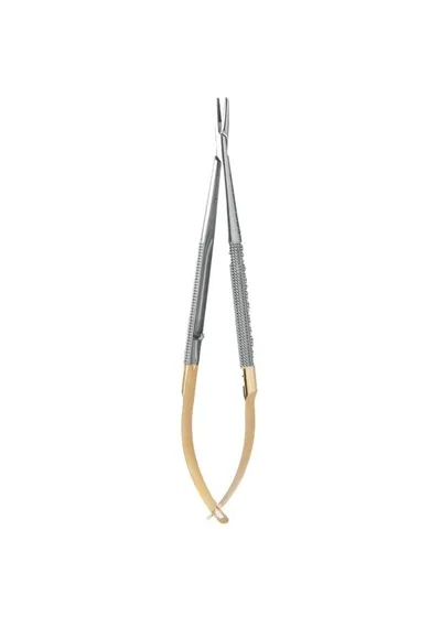 Иглодержатель Castroviejo #5024R, Perma Sharp, прямой, круглая ручка, 18 см