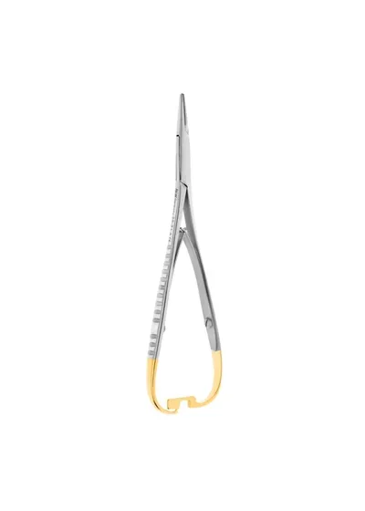 Иглодержатель хирургический Mini-Head Lichtenberg TC прямой, 14 см, 20-21A*
