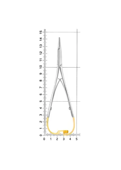 Иглодержатель хирургический Mini-Head Lichtenberg TC прямой, 14 см, 20-21A*