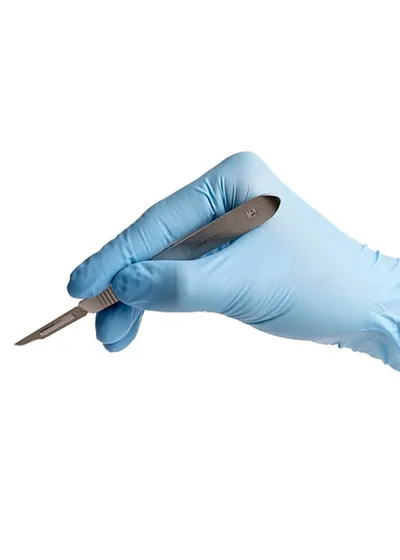 Лезвия для скальпеля №15, односторонние, изогнутые, 100 шт