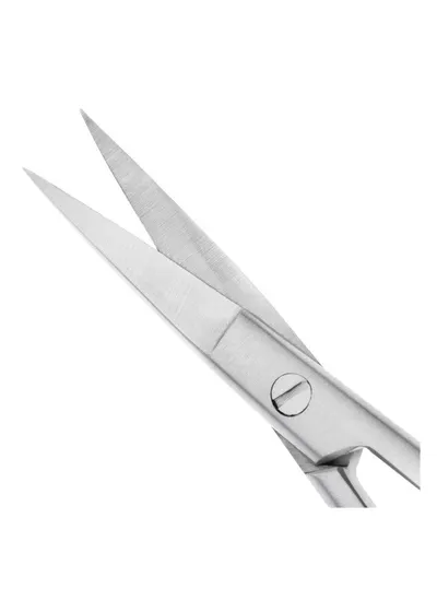 Ножницы микрохирургические Micro Schere TC, изогнутые, карбит вольфрамовые вставки, 17,0 см