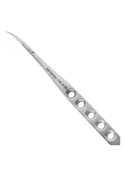 Ножницы микрохирургические Micro Schere TC, изогнутые, карбит вольфрамовые вставки, 17,0 см