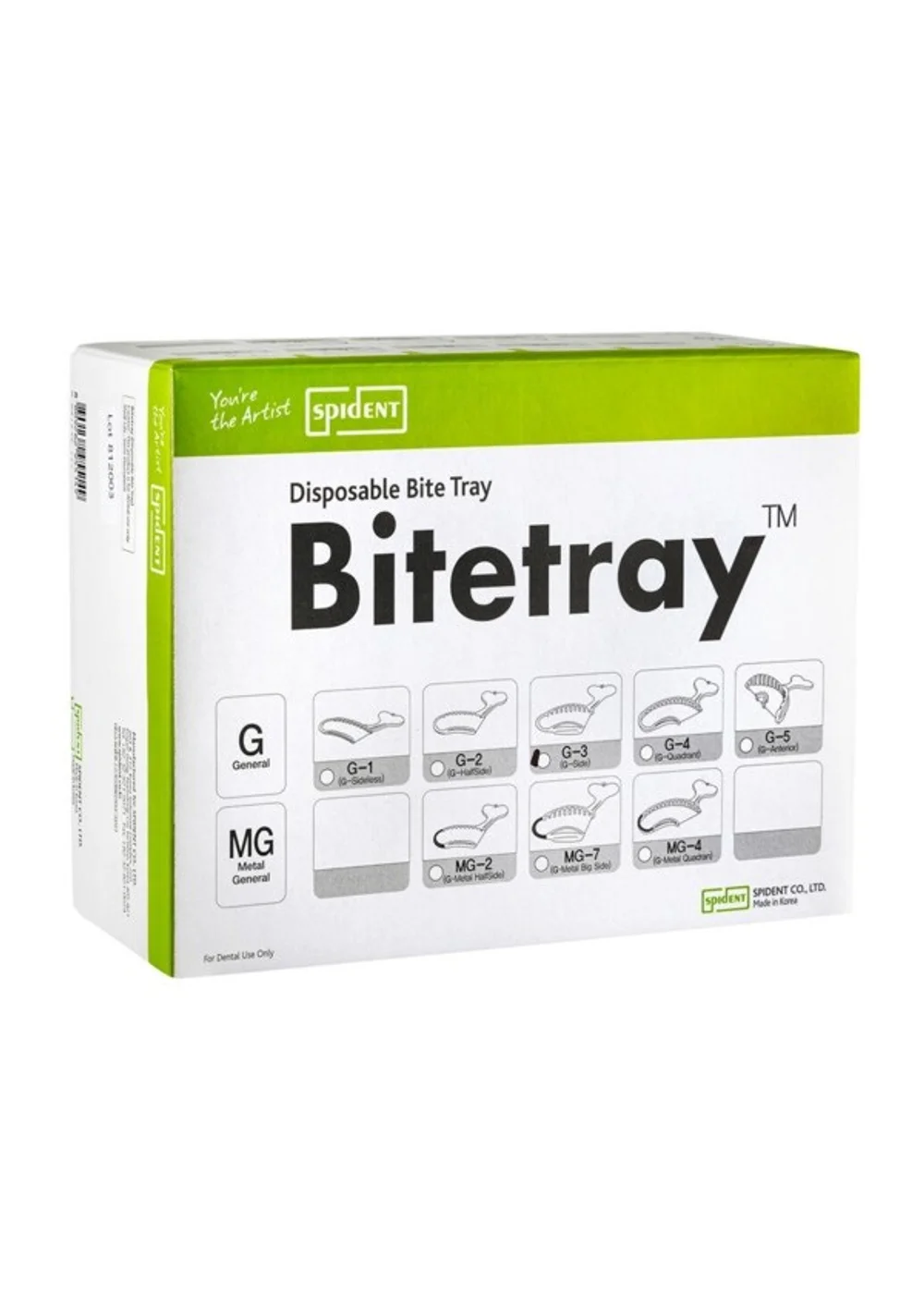 Bitetray - частичные сетчатые ложки для одномоментного снятия оттиска, G3 Side, 50 шт