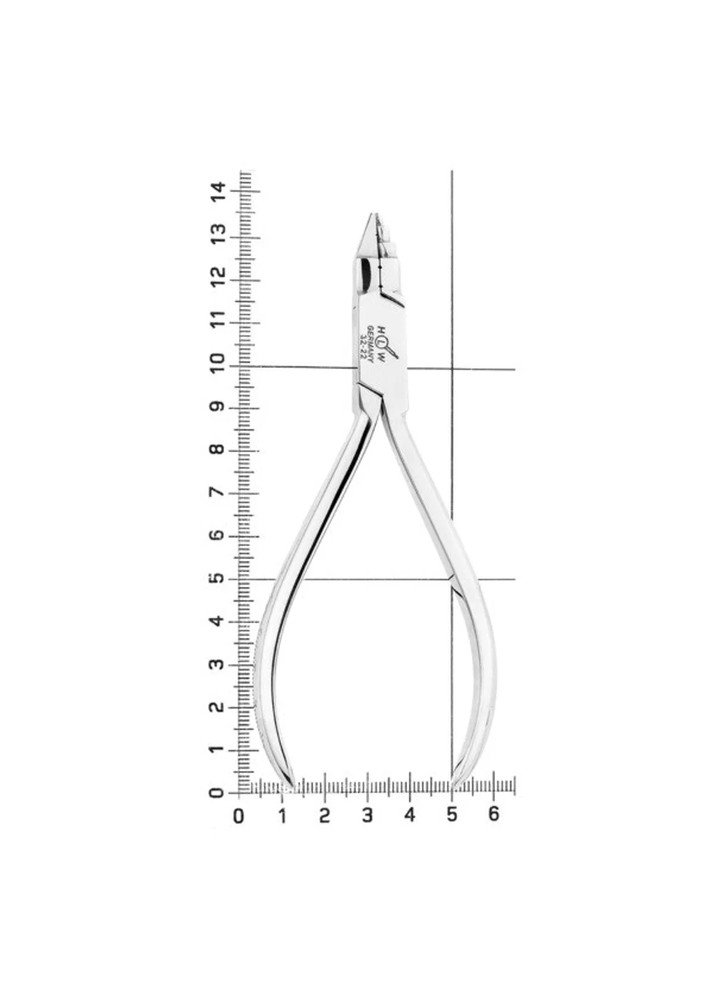 Щипцы Young, ортодонтические, для формирования петель (макс. 0,7 мм), 14 см
