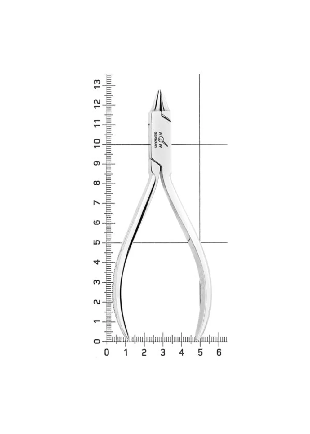 Щипцы Schwarz, ортодонтические, для жесткой проволоки (макс. 0,75 мм), 15 см