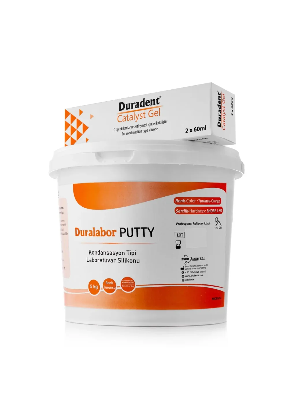 Силикон лабораторный, Duradent, Duralabor, ведро 5кг+2х60г