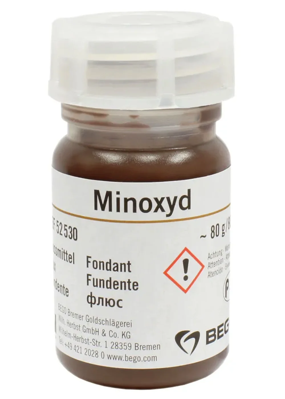 Флюс для пайки, BEGO, Minoxyd, 80г, артикул 52530