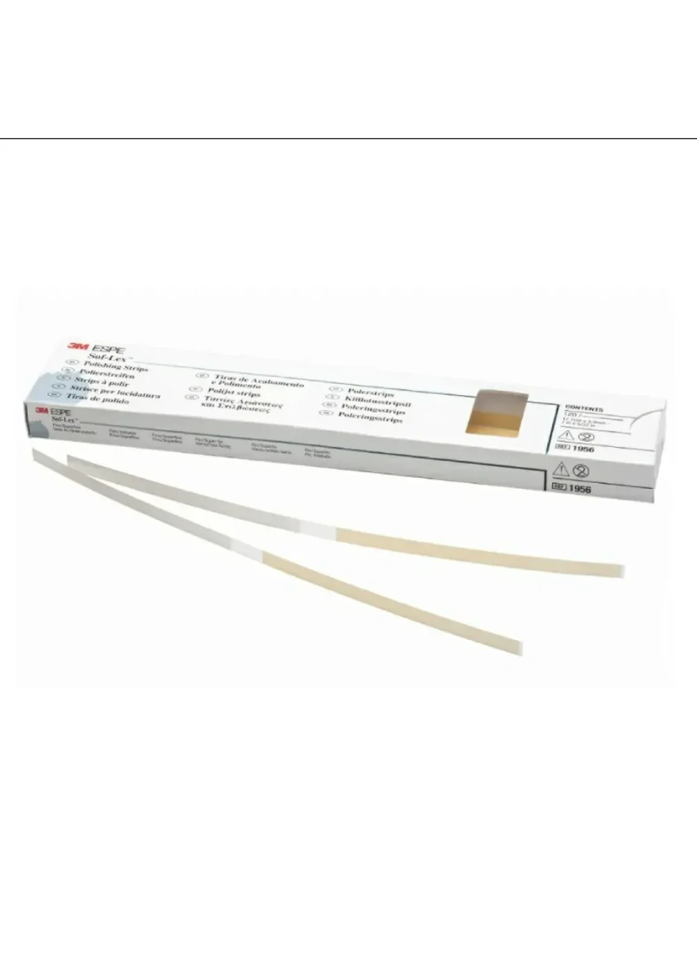Штрипсы, 3M, Sof-Lex, пластиковые, мягкие/супермягкие, 120шт