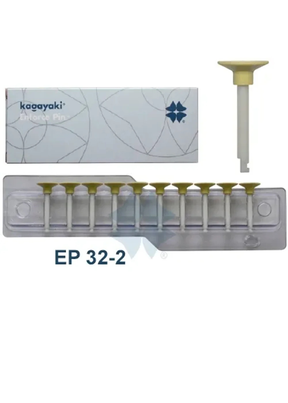 Полиры, KAGAYAKI, Диски, мягкие желтые Enforce Pin 32 (10шт)
