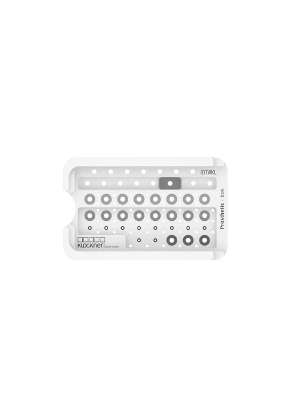VEGA Контейнер для отвёрток пустой Prosthetic box, арт: 10 00 08