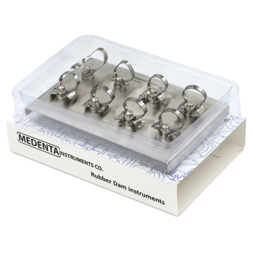 Набор Раббер Дам 129-S08 (8 клампов на подставке)