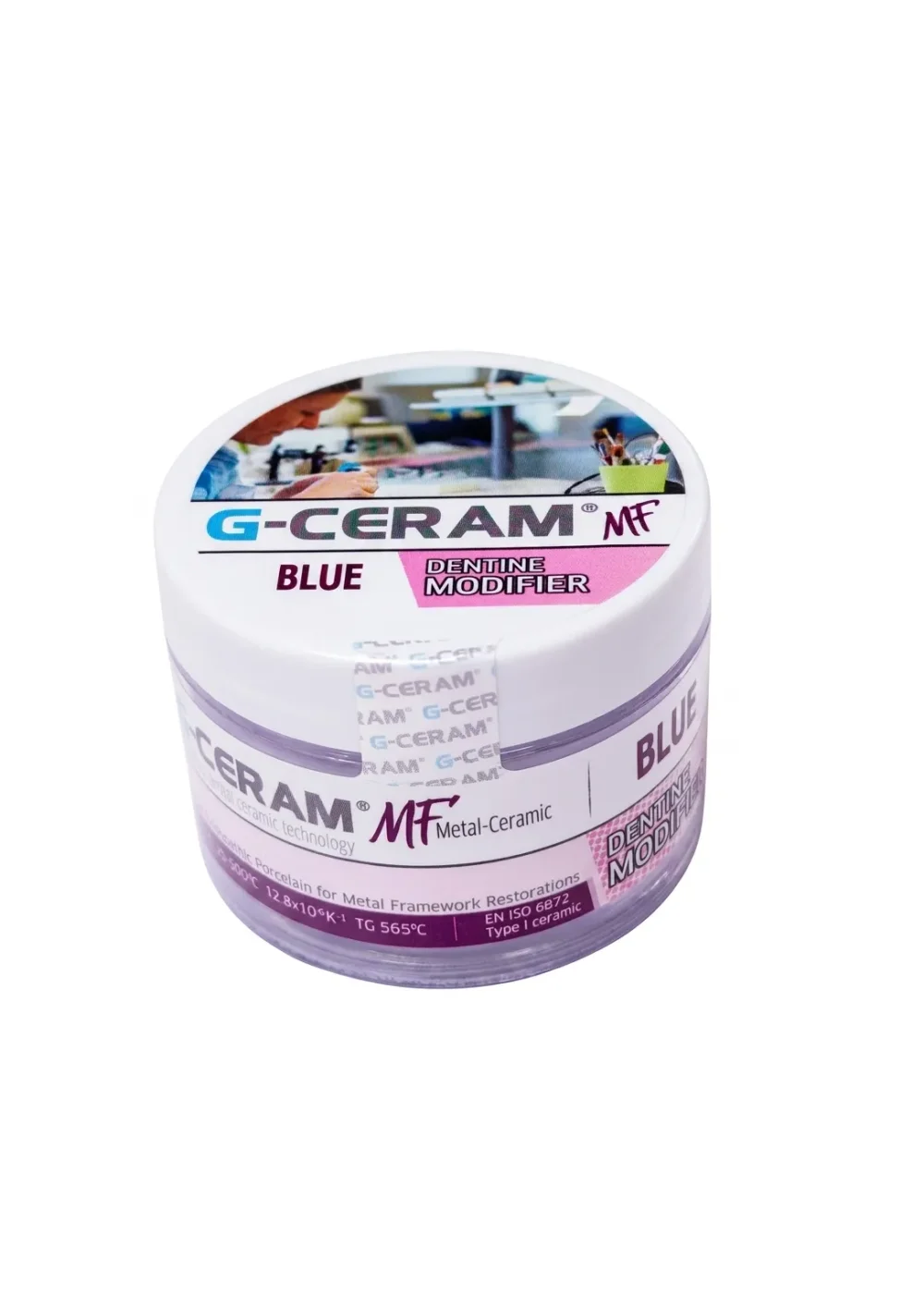 Керамическая масса модификатор дентина, G-CERAM, MF модификатор Dentine Modifier Blue, 20г