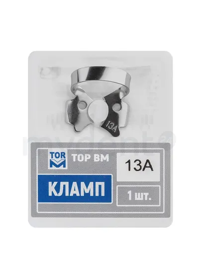 Кламп, ТОР, № 13А, для премоляров, нержавеющая сталь