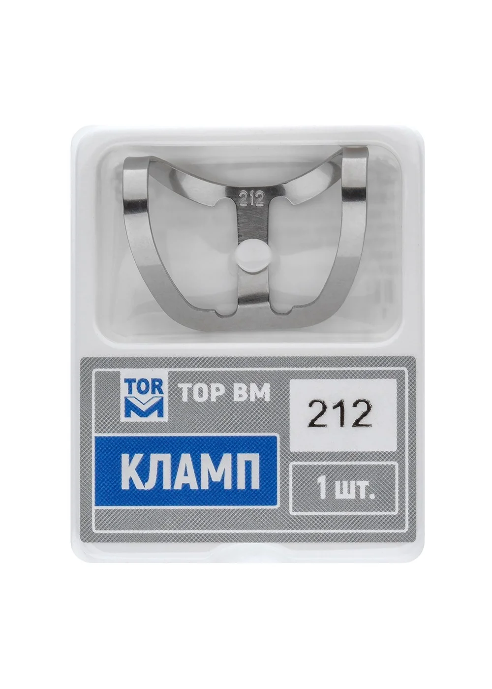 Кламп, ТОР, № 212, бабочка, для фронтальных зубов