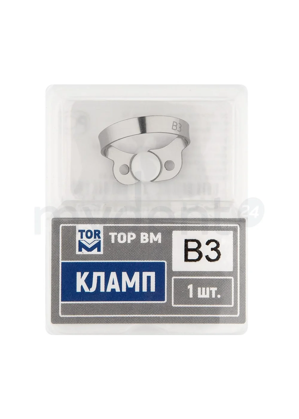 Кламп, ТОР, № B3, для премоляров, нержавеющая сталь