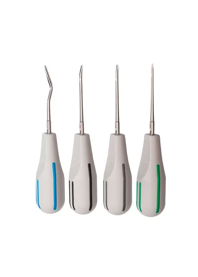 Directa Luxator Kit SK4 - набор люксаторов, укороченных, 4 шт (S3C, S2S, S3S, S3CA) с точильным камнем L10