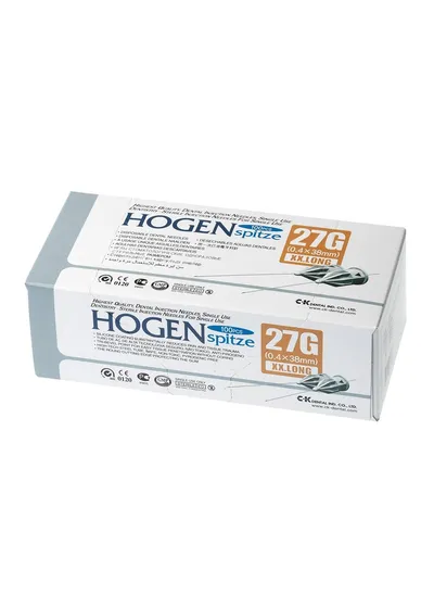 Игла карпульная, C-K DENTAL, Hogen Spitze 27G 38мм