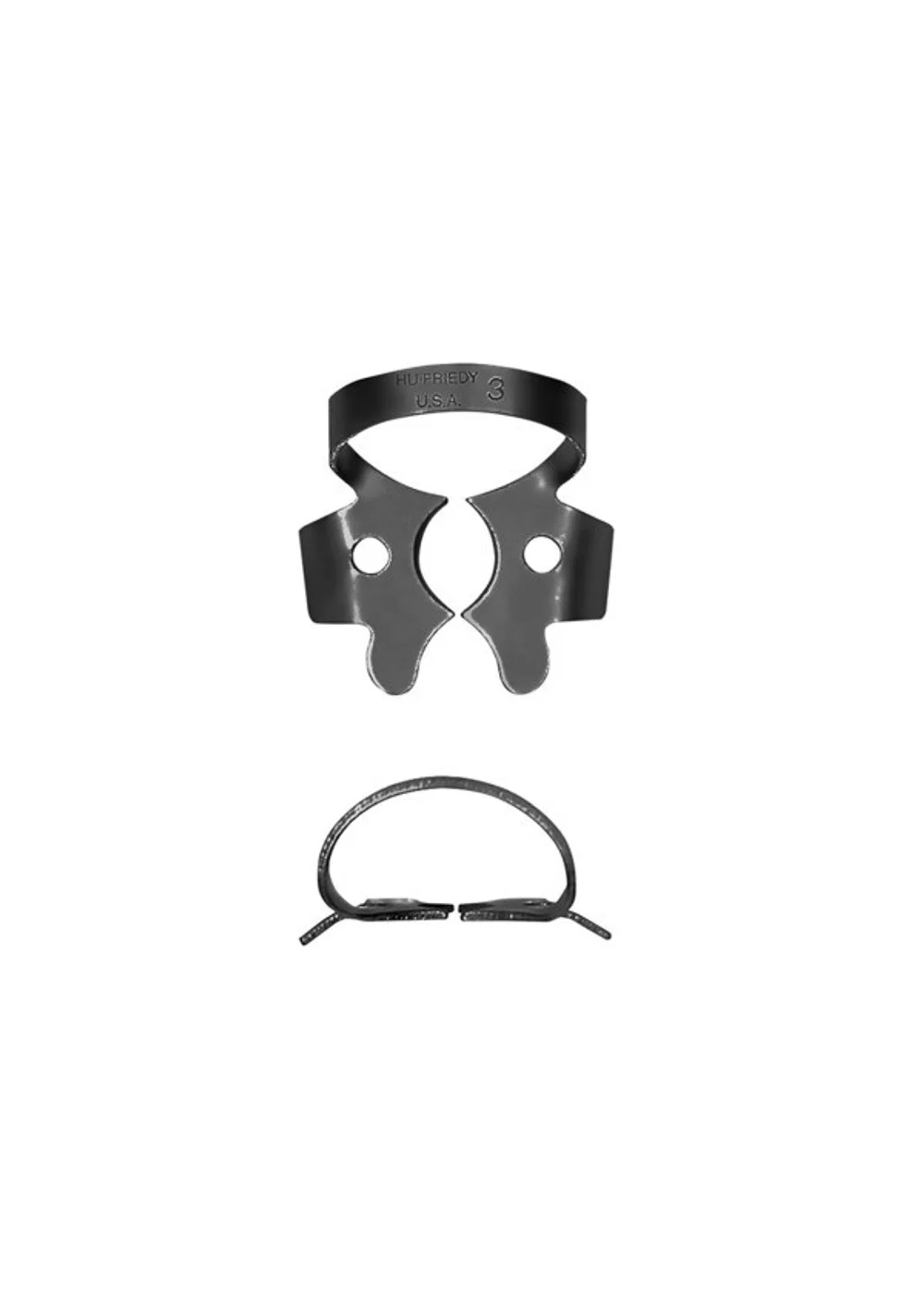 Кламмер, Hu-Friedy, #3 UK, для нижних маленьких моляров, Black Line
