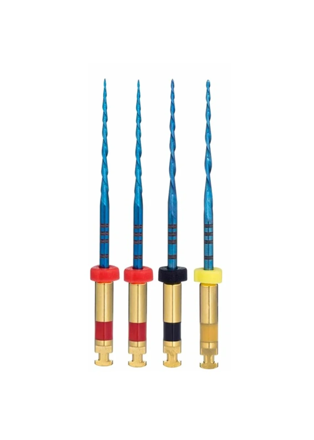 UltraRec Blue (Heat Activation) - машинные файлы (реципрок), 21 мм, в наборе: R25x2, R40x1, R50x1, никель-титан, 4 шт