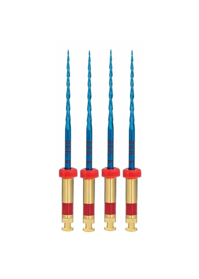 Машинный файл, Eurofile, UltraRec Blue (Heat Activation), 21 мм, размер R25, никель-титан, 4 шт