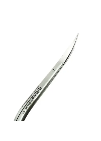 Ножницы Hu-Friedy #10, Super-Cut, остроконечные, с двойным изгибом, 1 зубчатое лезвие, 13,5 см
