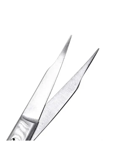 Ножницы Hu-Friedy #10, Super-Cut, остроконечные, с двойным изгибом, 1 зубчатое лезвие, 13,5 см